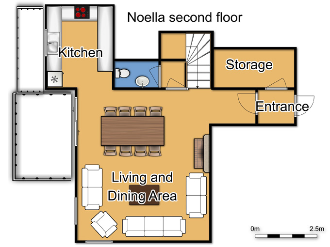 Chalet Noella Val Thorens Floor Plan 2